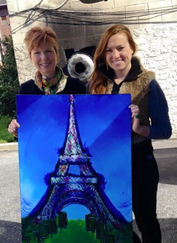 Eiffel Tower Painting