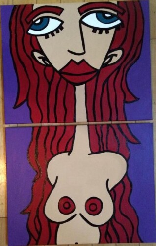 Painting inspired by 'Favorite Stories Don't End' in memory of Todd Marone. 