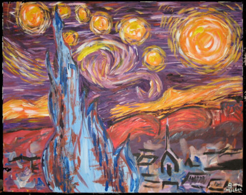 Starry Night Painting