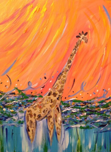 Giraffe Painting