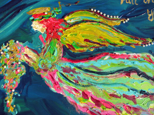 Redhead Angel Painting