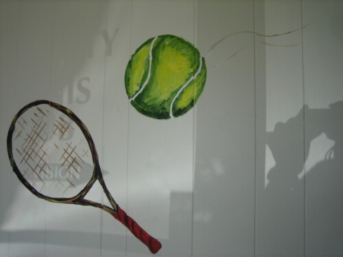Tennis Mural