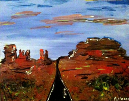 Mexican Hat, Utah, Forrest Gump Painting