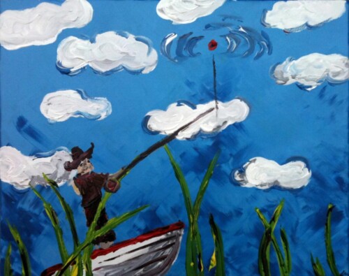 Fishing Painting