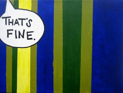 That's Fine Pop Art Painting