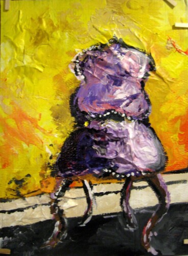 Purple Chair Painting