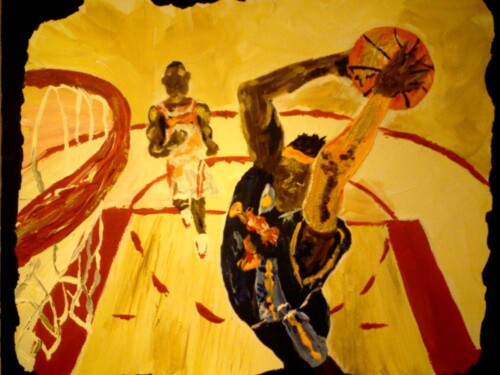 NBA Basketball Painting