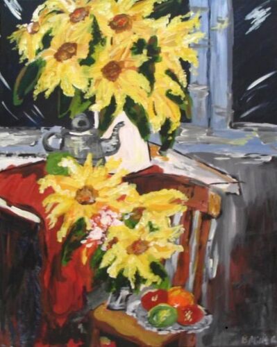 Flower on Table Still Life