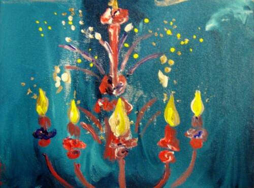 Chandelier Painting