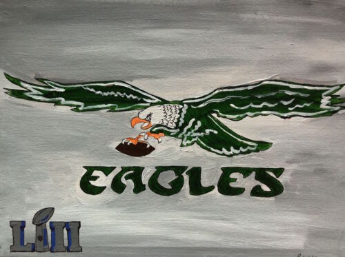 Philadelphia Eagles Superbowl Painting