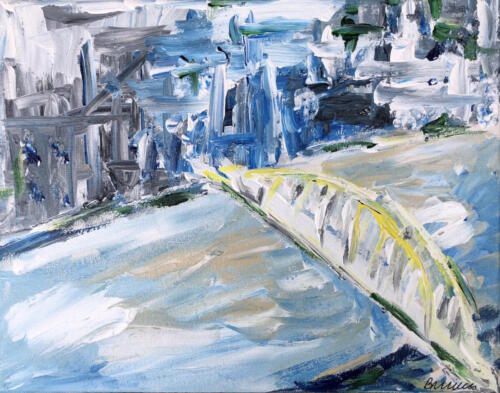 Pittsburgh bridge painting 