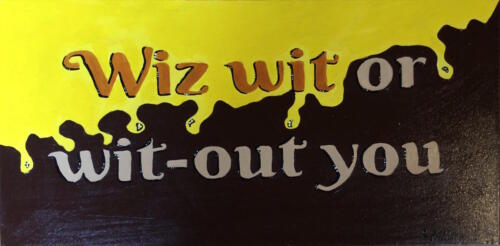 Wiz wit or wit-out you cheesesteak painting
