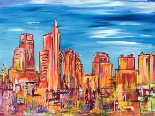 Philadelphia Skyline Painting