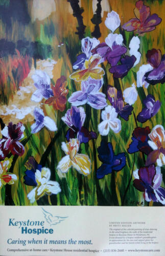 Iris painting