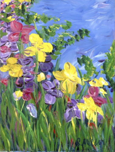 Field of Flowers Painting