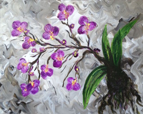 Orchid painting